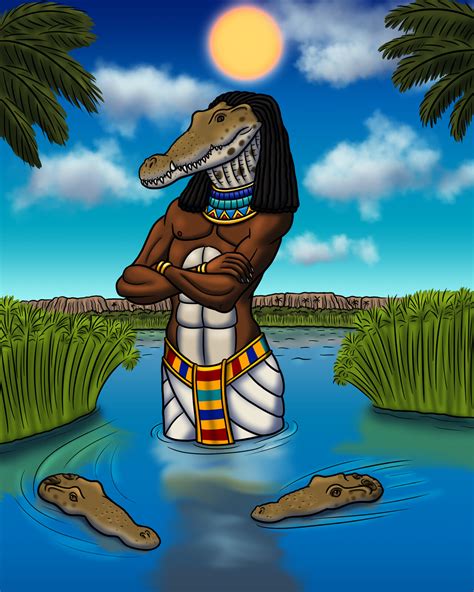 Sobek, the Crocodile God of Ancient Egypt .